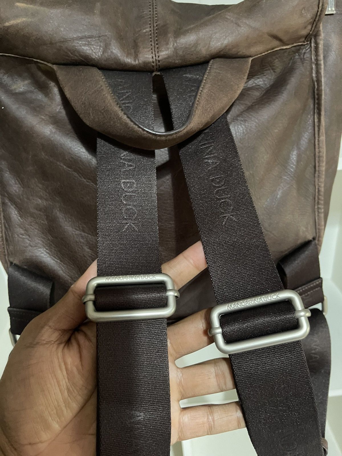 Mandarina Duck Vintage Leather Mandarina Duck Size ONE SIZE - 7 Thumbnail