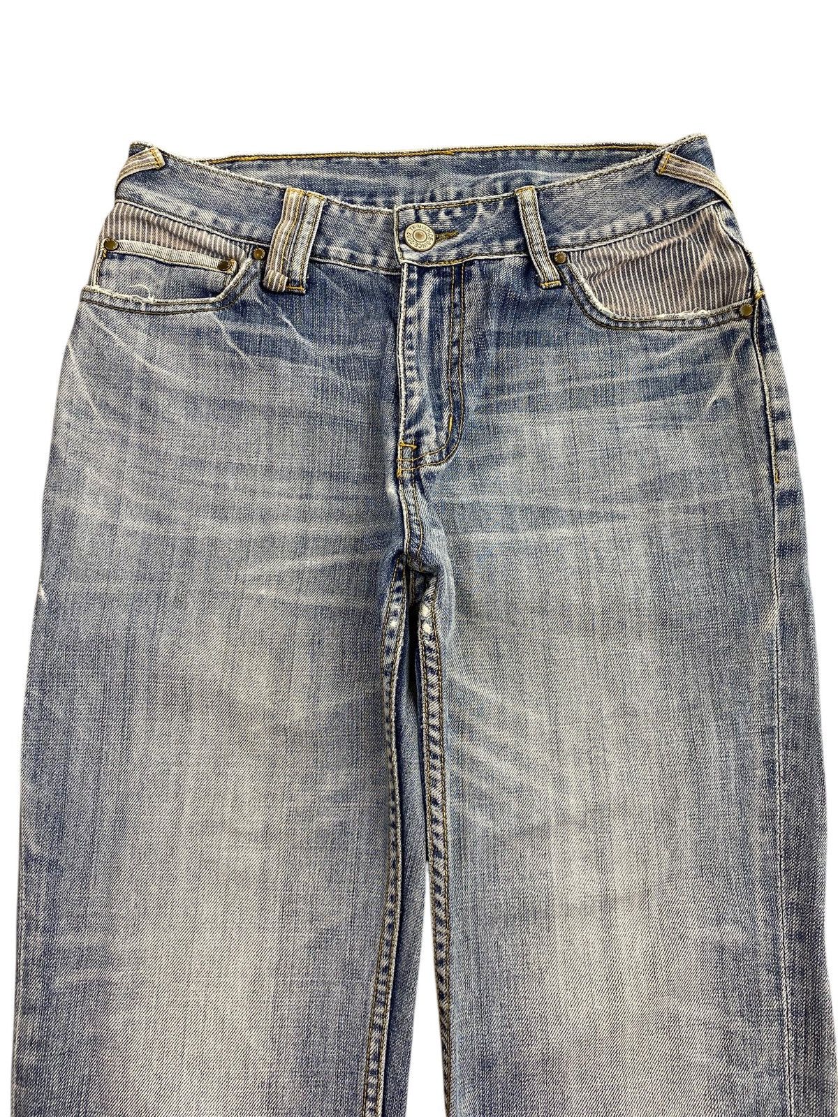 Japanese Brand Japanese Brand Faded Blue Wash whiskers Style Loose Jeans Size US 29 - 2 Thumbnail