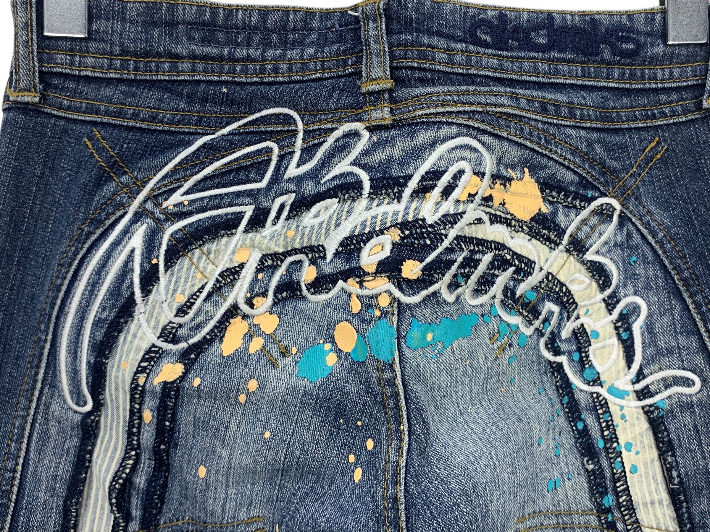 Akademiks Akademiks Denim Jeans Low Rise Skateboards Jeans Size 24" / US 00 / IT 34 - 9 Thumbnail