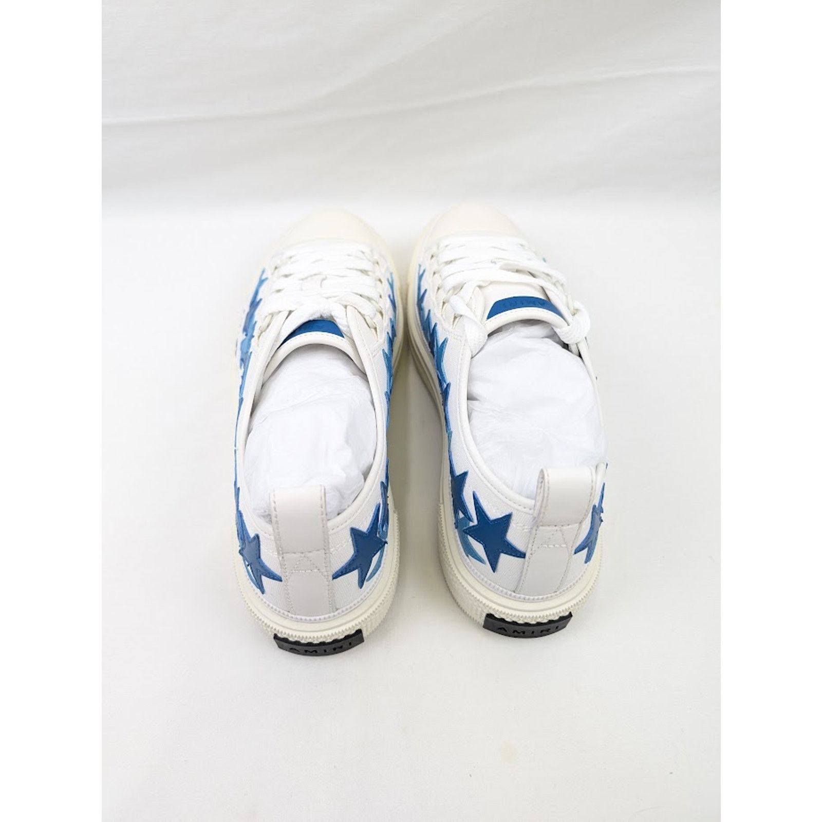 Amiri o1rshd1 Stars Court Low-Top Sneakers in Blue Size US 11 / EU 44 - 18 Thumbnail