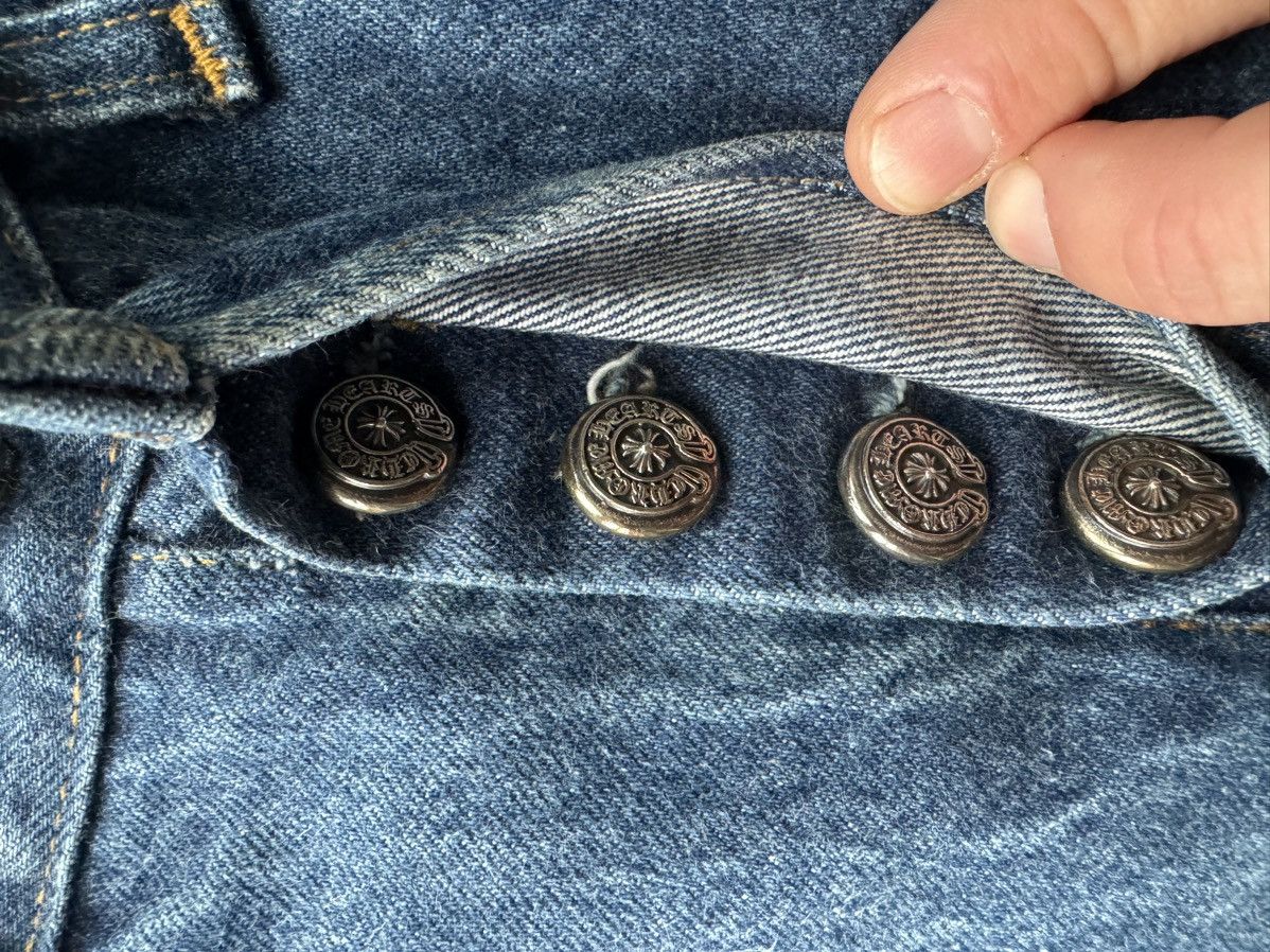 Chrome Hearts × Levi's Chrome Hearts Levi’s Cross Patch Denim Pants Size US 29 - 7 Thumbnail