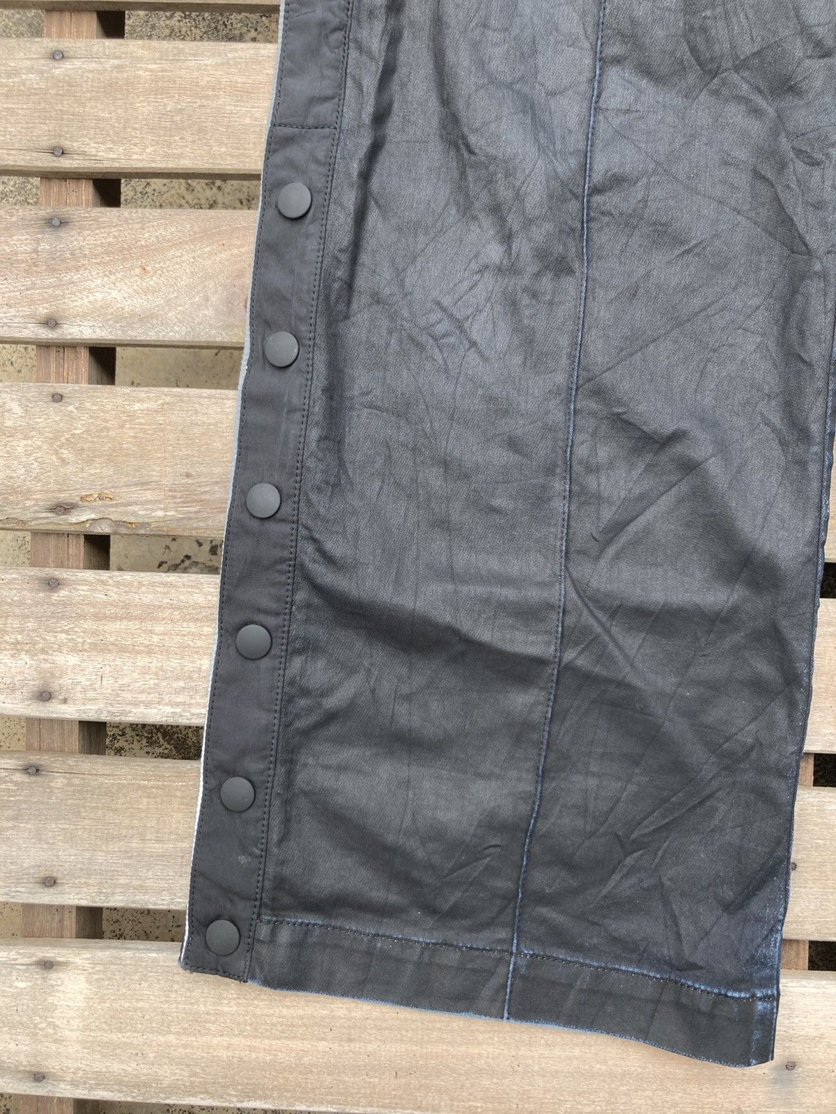 Diesel Diesel Black Cowhide Leather Baggy Pants Size US 28 / EU 44 - 4 Thumbnail