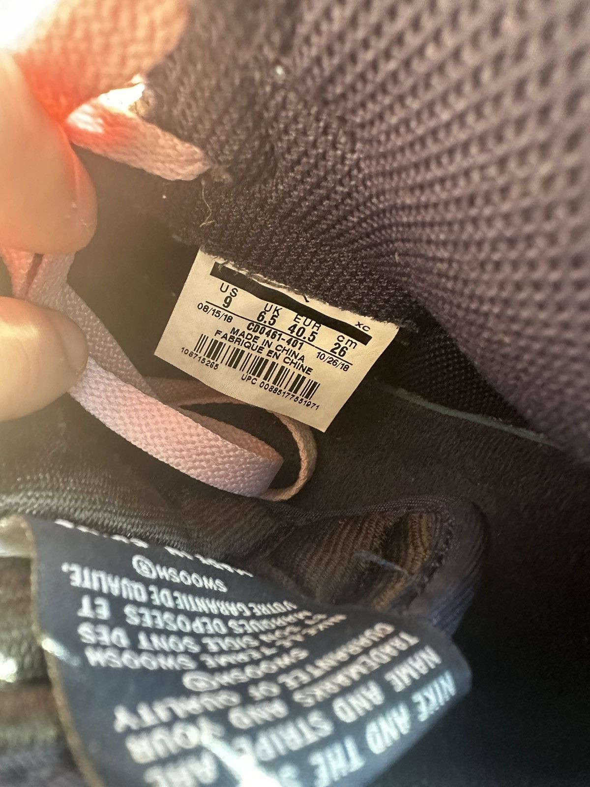 Jordan Brand × Nike Jordan 1 Retro High: UNC Patent Size US 9 / IT 39 - 6 Thumbnail