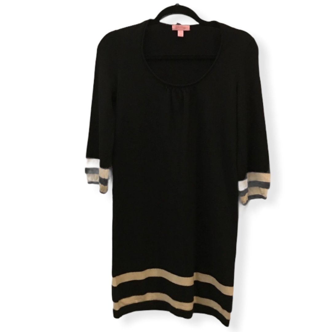Lilly Pulitzer Lilly Pulitzer Black Connie Merino Wool Sweater Dress S Size S / US 4 / IT 40 - 4 Thumbnail