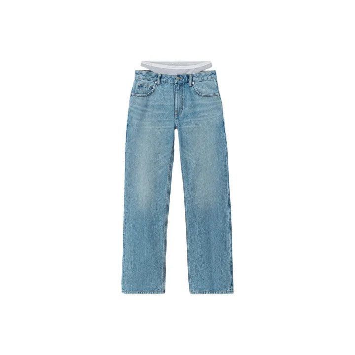 Alexander Wang Alexander Wang FW23 Blue Wide-Leg Denim Pants - Size 25" / US 0 / IT 36 - 1 Thumbnail