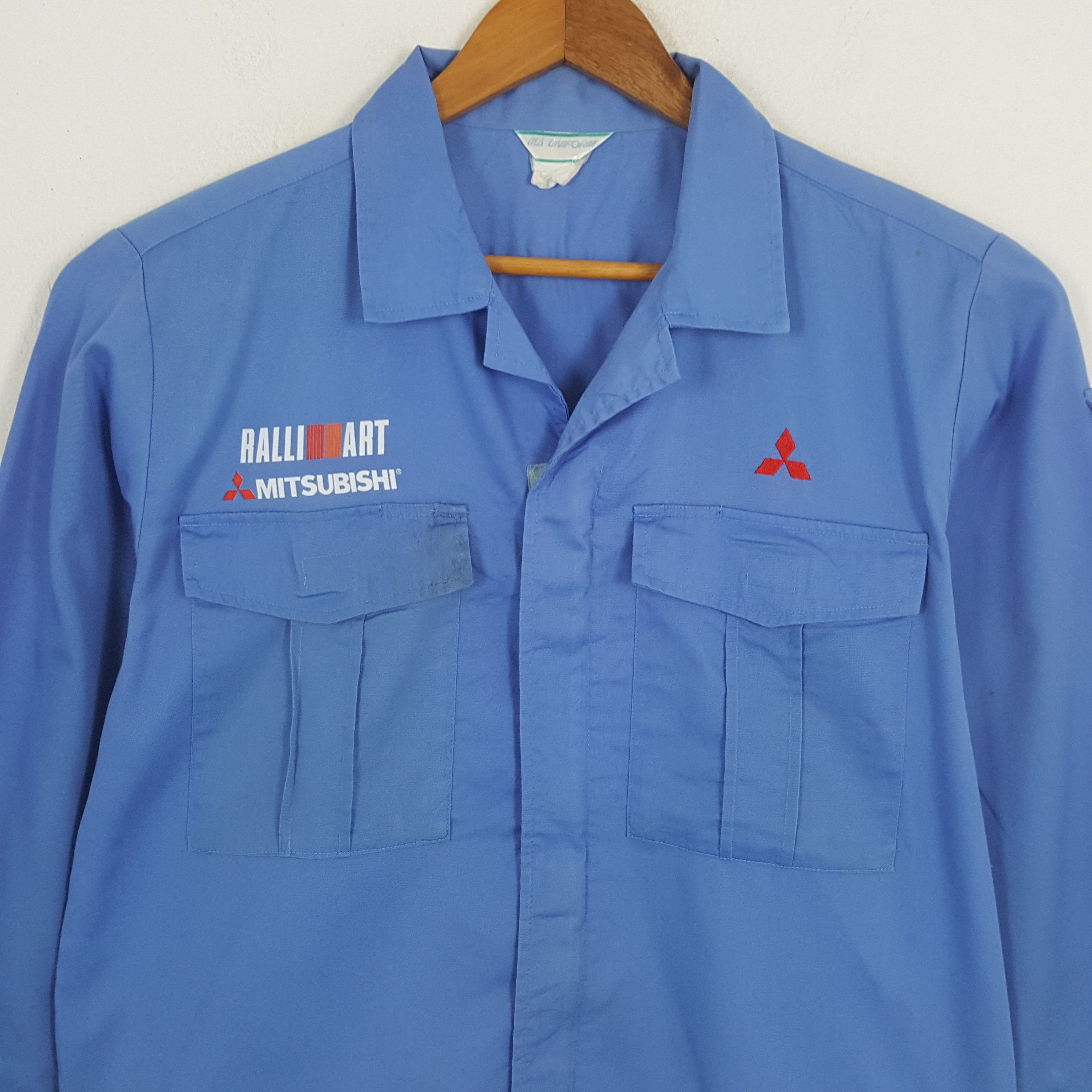 Japanese Brand × Vintage Vintage MITSUBISHI RALLI ART Japanese Racing Custom Jacket Size US L / EU 52-54 / 3 - 4 Thumbnail