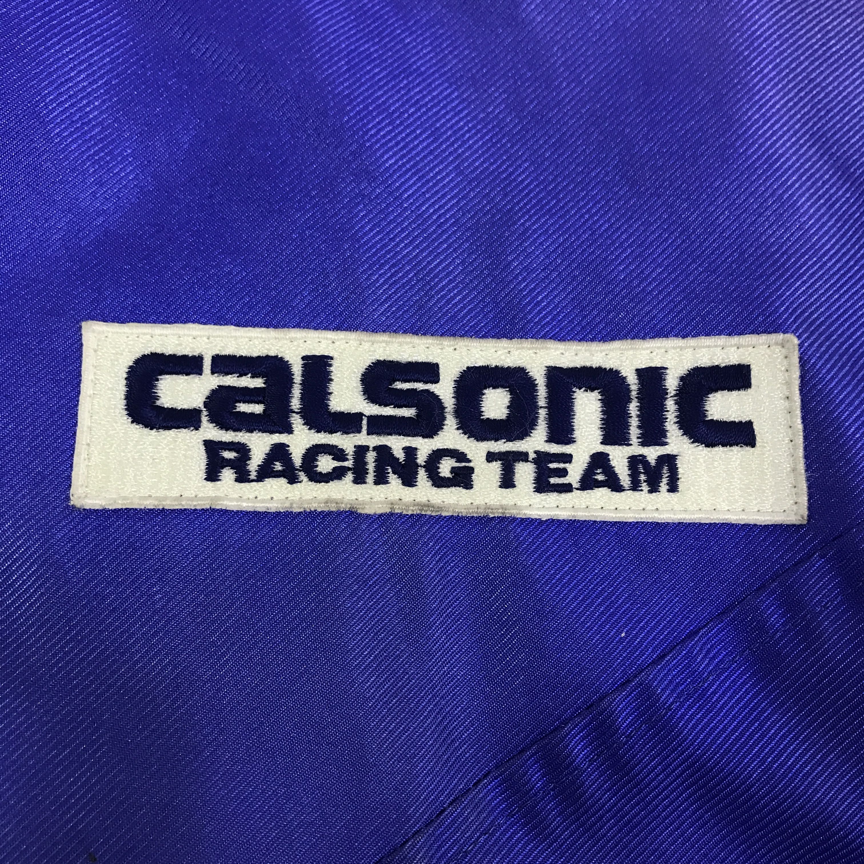 Japanese Brand Vintage Calsonic Nissan Racing Team Faded Jacket K126B5 Size US L / EU 52-54 / 3 - 17 Thumbnail