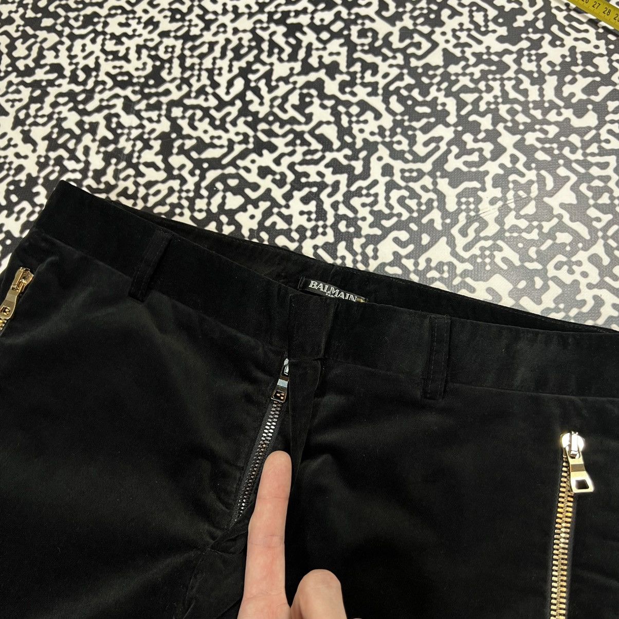 Balmain BALMAIN Velour Casual Luxury Pants Y2K Style Size 29" - 9 Thumbnail