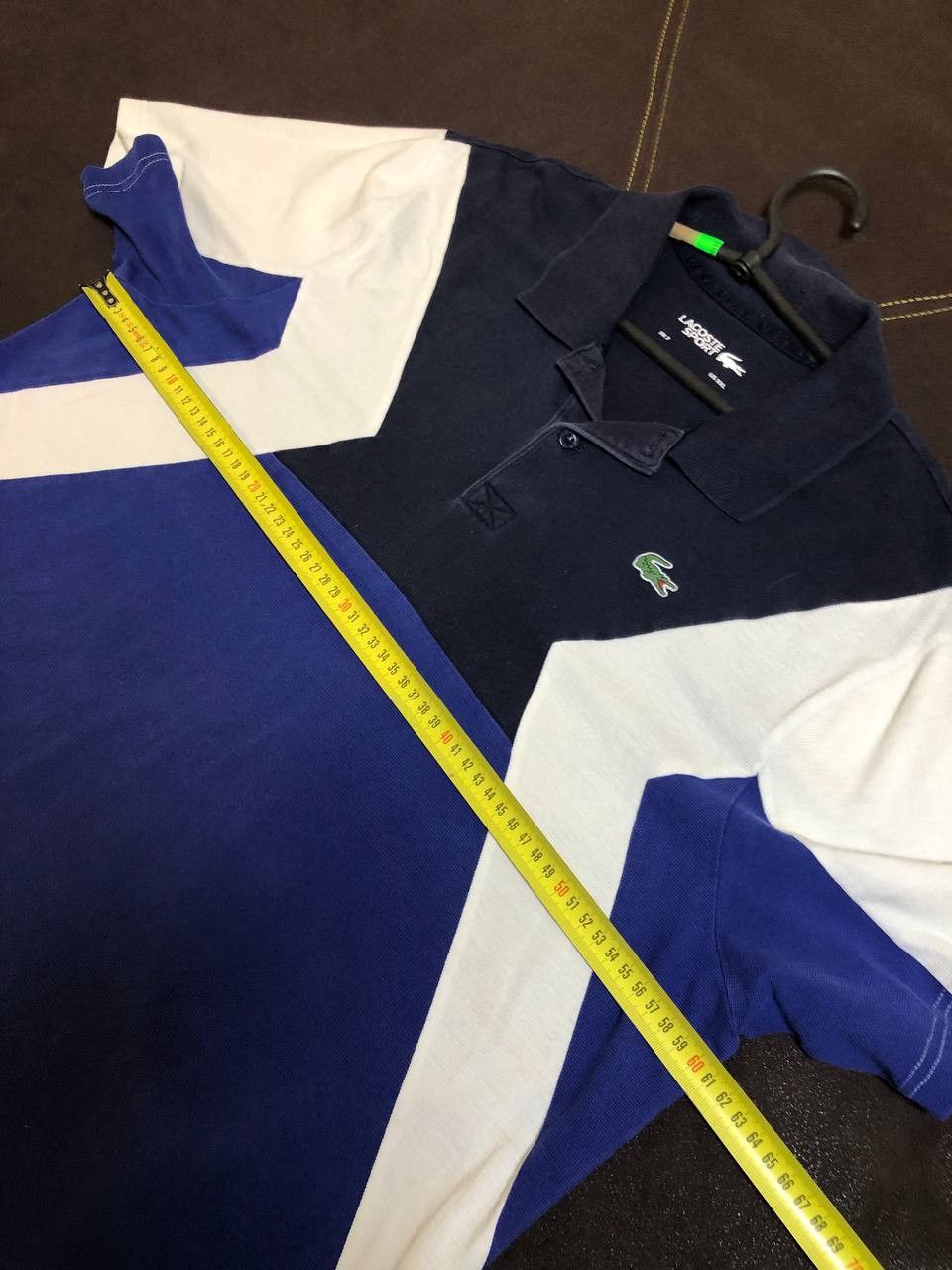 Lacoste LACOSTE Mens Polo Shirt Spotted Cotton Size US XXL / EU 58 / 5 - 8 Thumbnail