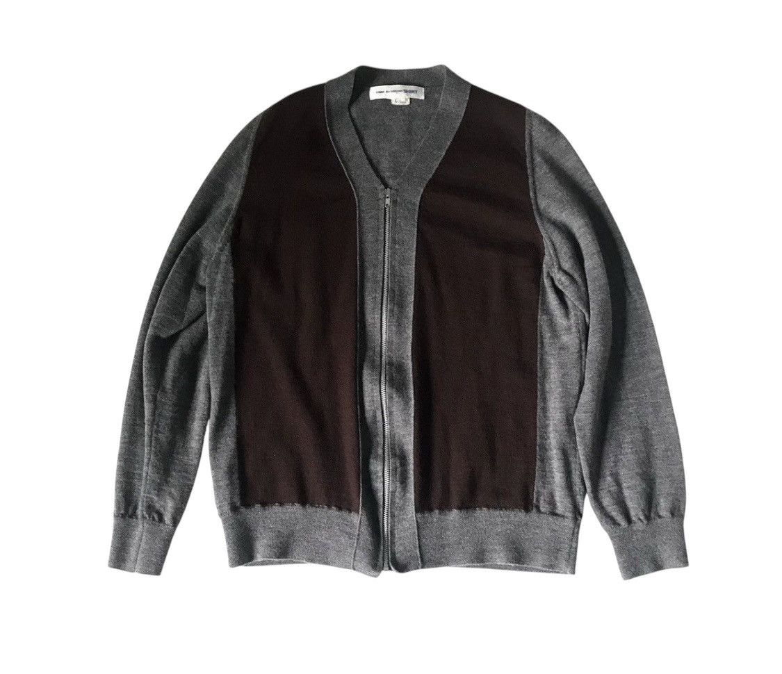 Comme des Garcons CDG SHIRT patched zip wool jacket Size US L / EU 52-54 / 3 - 1 Thumbnail