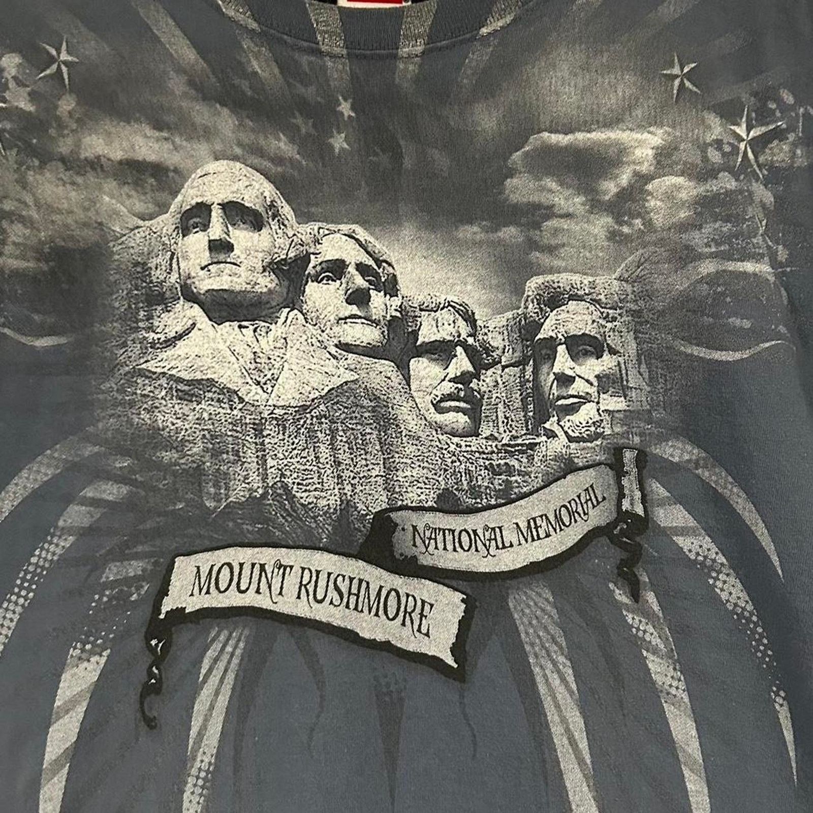 Anvil Vintage Mount Rushmore National Memorial Tee Shirt Size US L / EU 52-54 / 3 - 2 Thumbnail