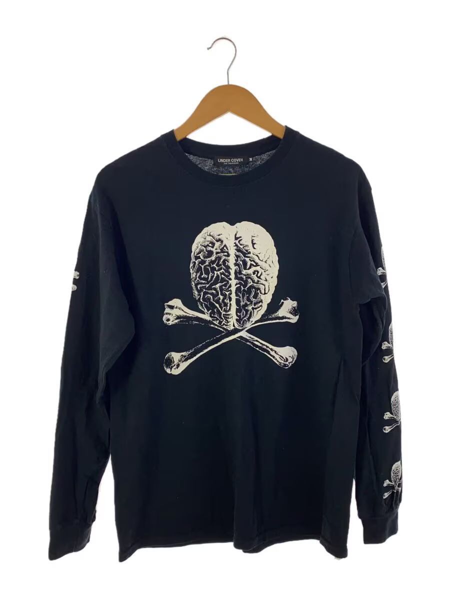 Brain Crossbones Logo Long Sleeve Tee