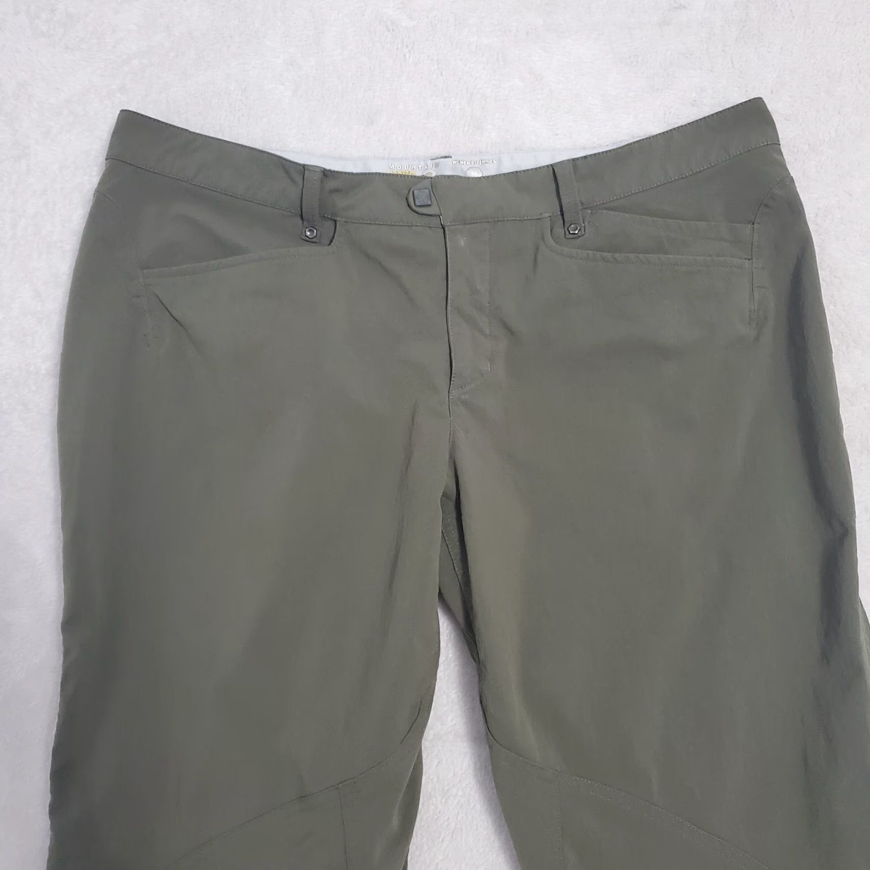 Mountain Hardwear VINTAGE Mountain Hardwear Pants Womens 14 Regular Green Nylon Stretch Outdoor FLAW Size 36" / US 14 / IT 50 - 5 Thumbnail