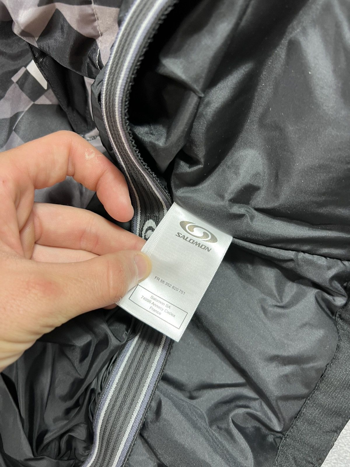 🖤VINTAGE SALOMON TECHNICAL FLEECE PANELED SKI Y2K JACKET
