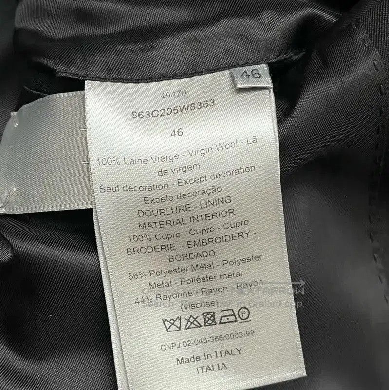 Dior Dior Black Wool Blazer with Embroidery . Size US S / EU 44-46 / 1 - 6 Thumbnail