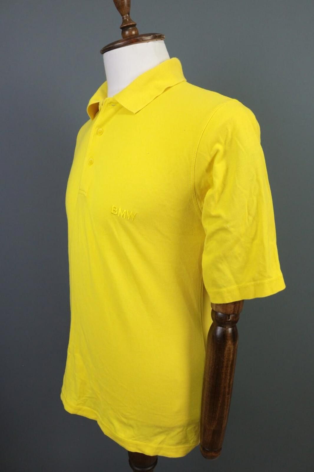 BMW BMW Fan Promotion Yellow Polo Shirt Size XS Size US XS / EU 42 / 0 - 9 Thumbnail