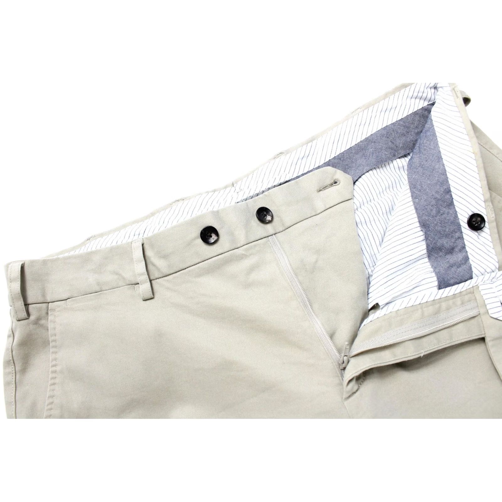 Suitsupply Suitsupply Porto Trousers Men's UK 36 Pure Cotton Chino Pockets Zip Fly Beige Jeans Trousers Mens Regular Cotton Beige Porto Size US 36 / EU 52 - 4 Thumbnail