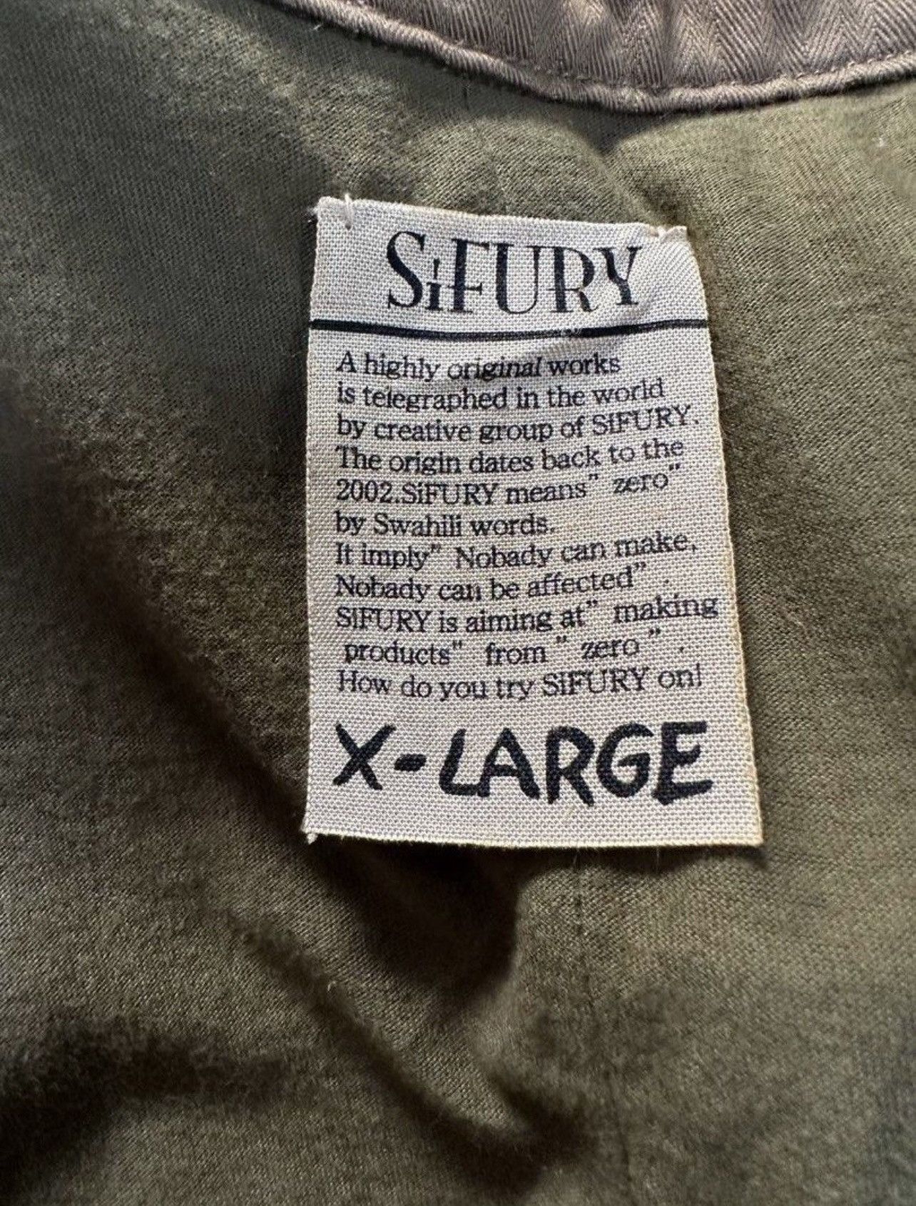 Sifury Sifury Japanese Brand Jacket Size US S / EU 44-46 / 1 - 7 Thumbnail