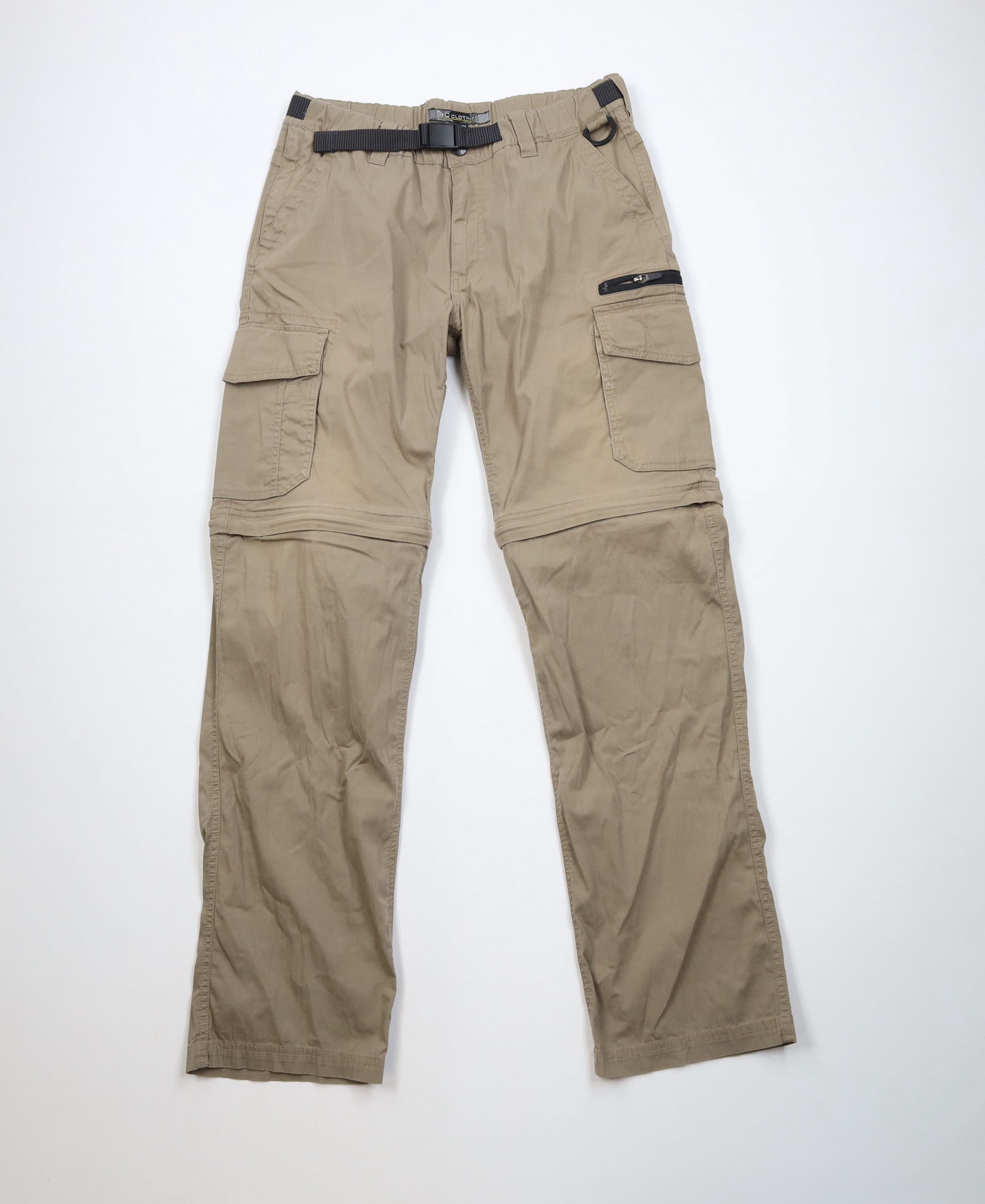 Vintage Vintage 90s Y2K Streetwear Belted Convertible Pants Shorts Size US 34 / EU 50 - 1 Thumbnail