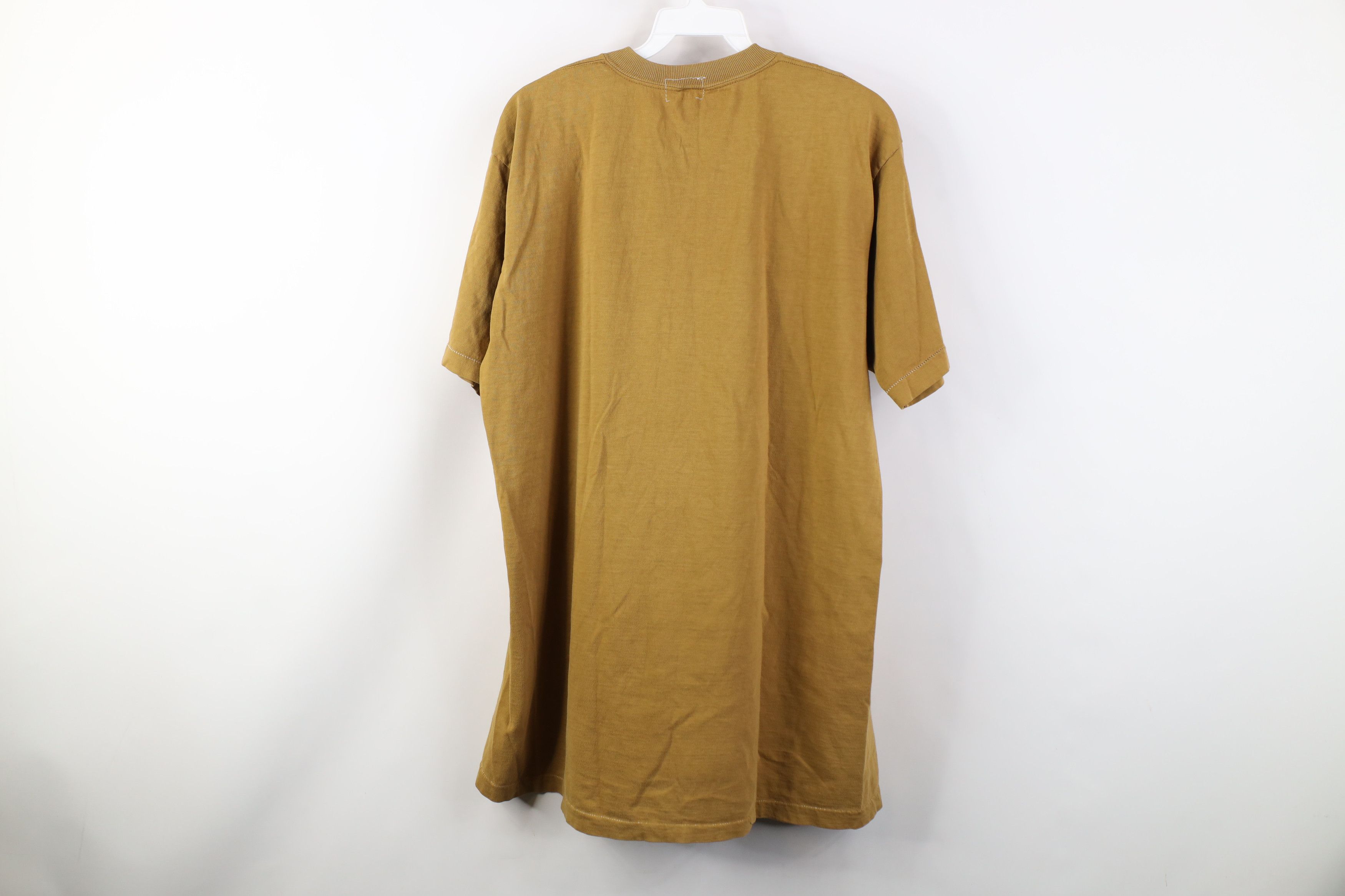 Vintage Vintage 70s Streetwear Beagle Dog Sketch T-Shirt Mustard Size US M / EU 48-50 / 2 - 11 Thumbnail