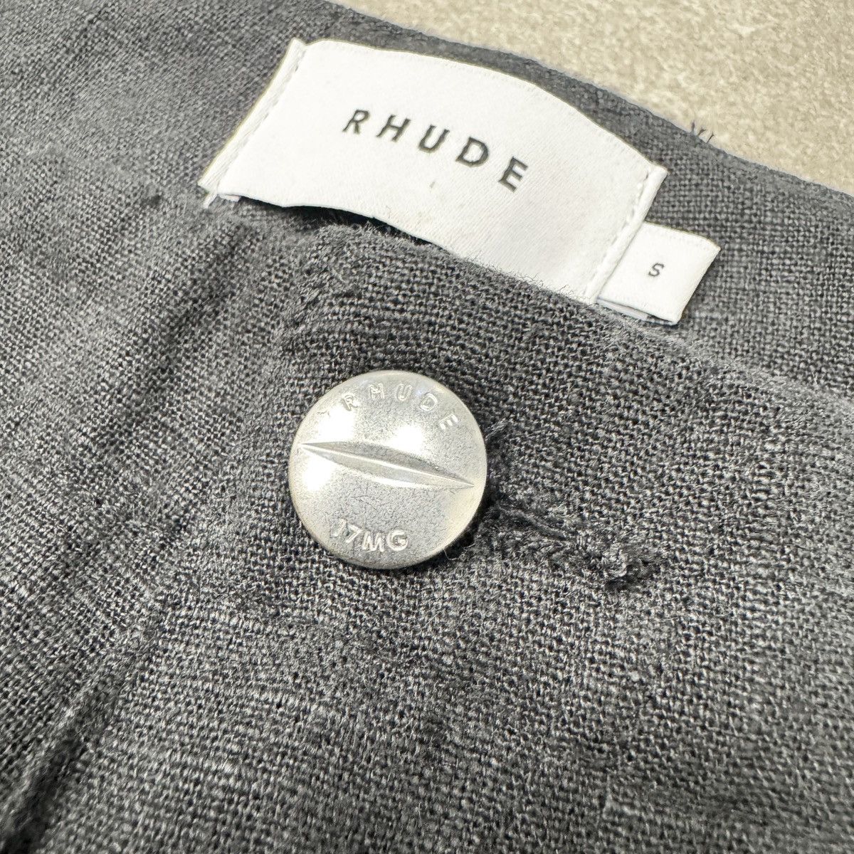 Rhude Rhude Linen Cargo Pants In Black RRP £635 Size US 30 / EU 46 - 6 Thumbnail