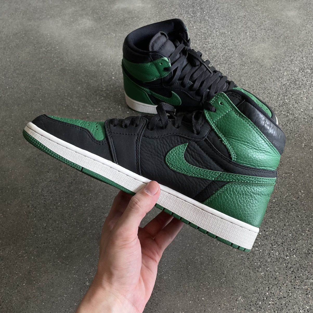 Nike Nike Air Jordan 1 Retro Pine Green Size US 9.5 / EU 42-43 - 8 Thumbnail
