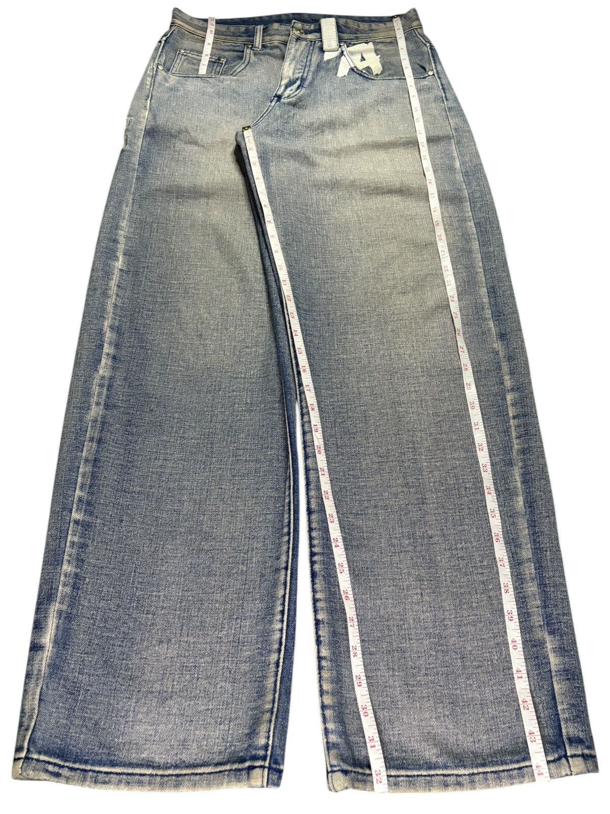 Japanese Brand Vintage Japanese Brand L.A GANGSTA Spell Out Baggy Jeans Size US 32 / EU 48 - 14 Thumbnail