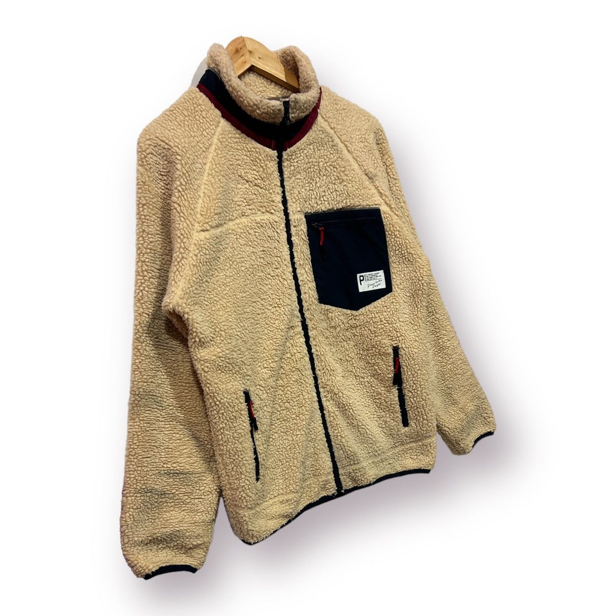 Japanese Brand 🔥 POWER TO THE PEOPLE PTTP DEEP PILE FLEECE JACKET - M Size US M / EU 48-50 / 2 - 3 Thumbnail