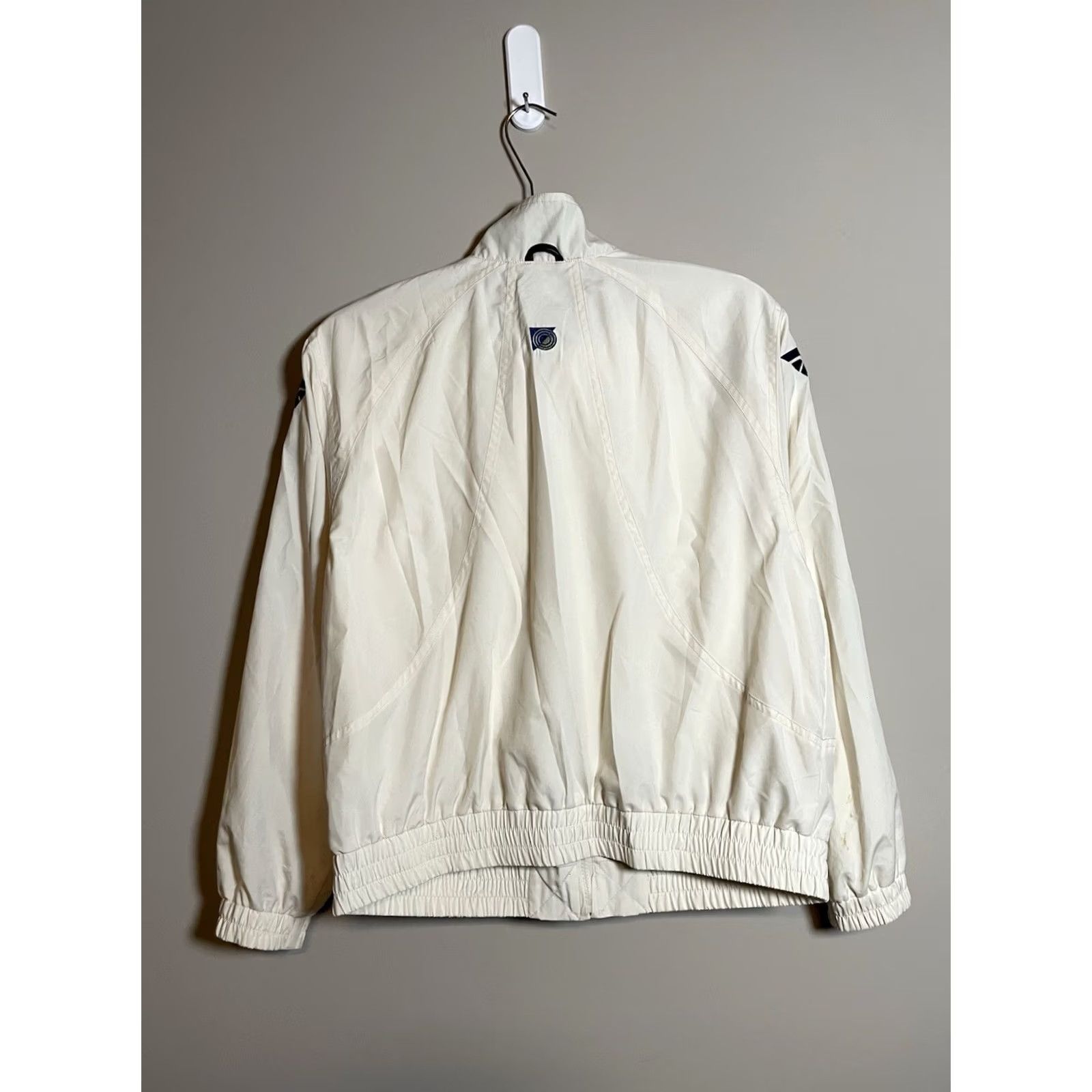 Vintage Jamie Sadock Jacket Womens M White Full Zip Pockets Removable Sleeves Basic Activewear Athleisure Golf Size M / US 6-8 / IT 42-44 - 4 Thumbnail