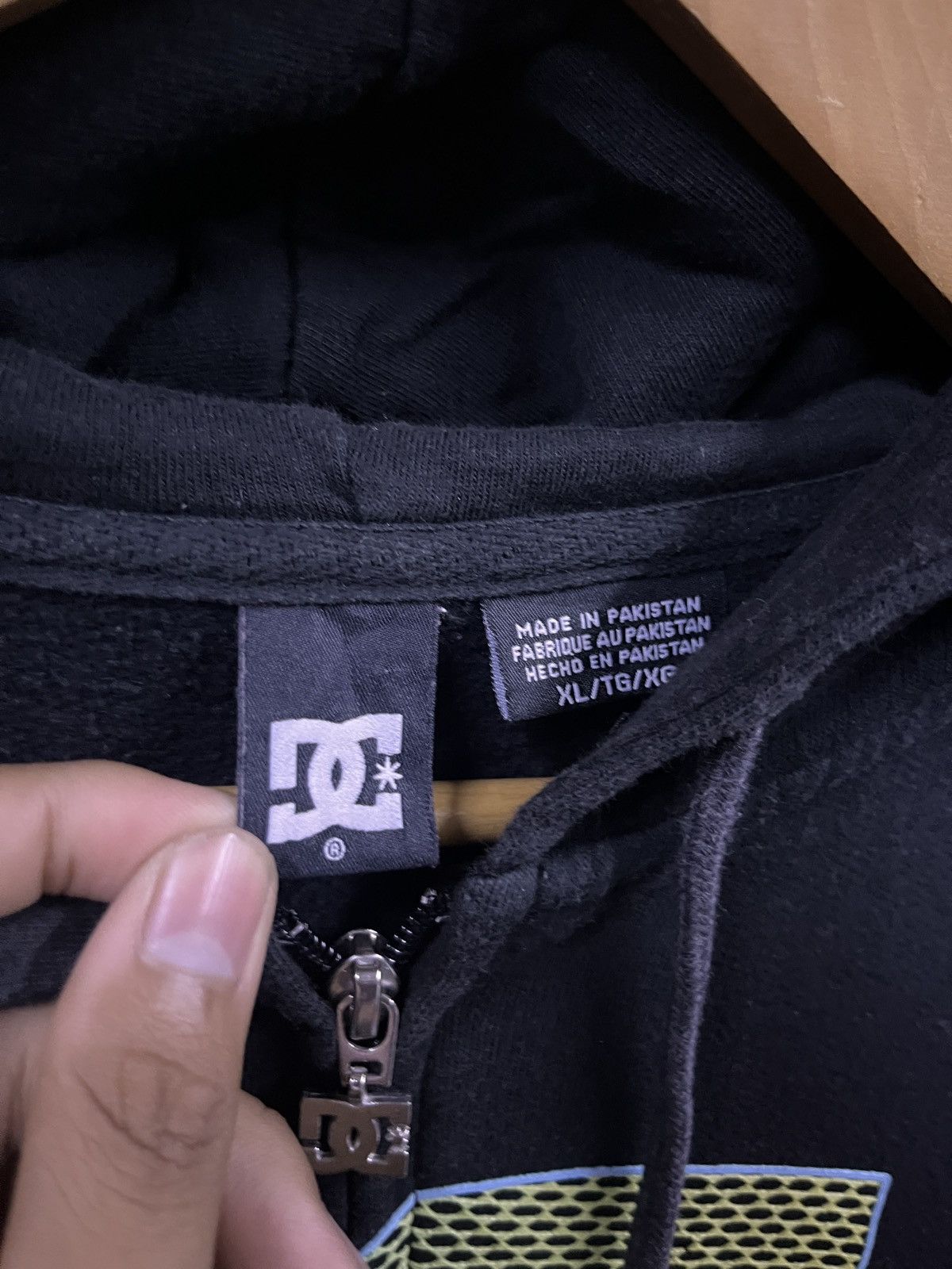 DC VINTAGE DC SHOES HOODIE Size US L / EU 52-54 / 3 - 5 Thumbnail