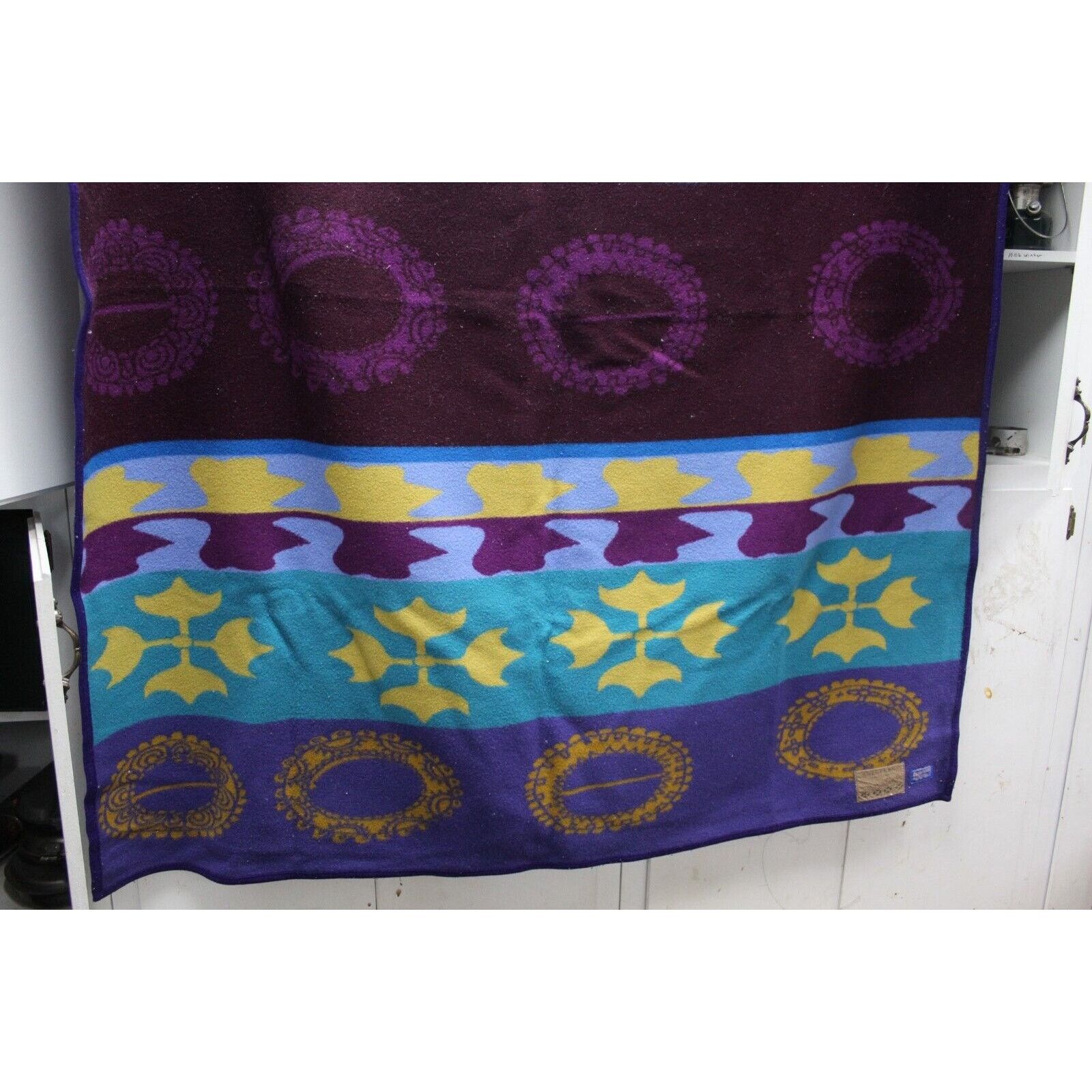 Pendleton Pendleton Woll Mills Wool Blanket Shawnee Ribbon Pat. 65X75 Size ONE SIZE - 2 Thumbnail