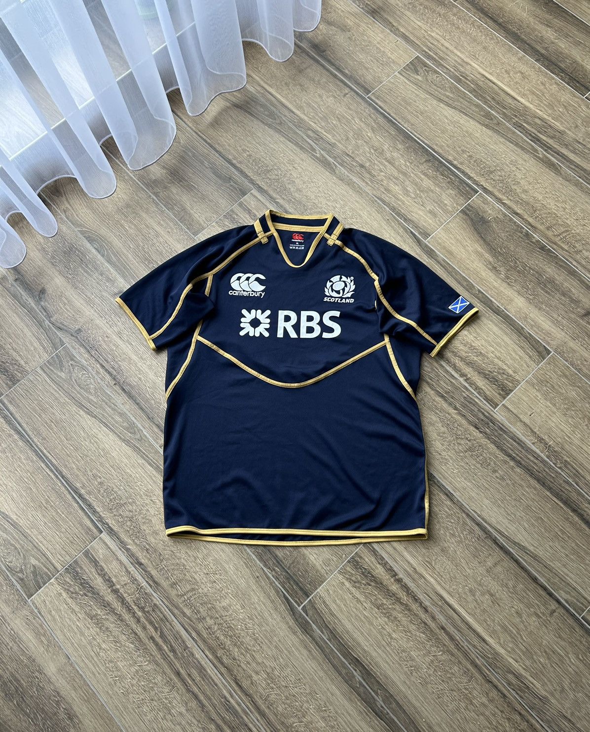 Canterbury of New Zealand × Vintage Canterbury Scotland Rbs rugby’s jersey mens big logo Size US XL / EU 56 / 4 - 1 Thumbnail