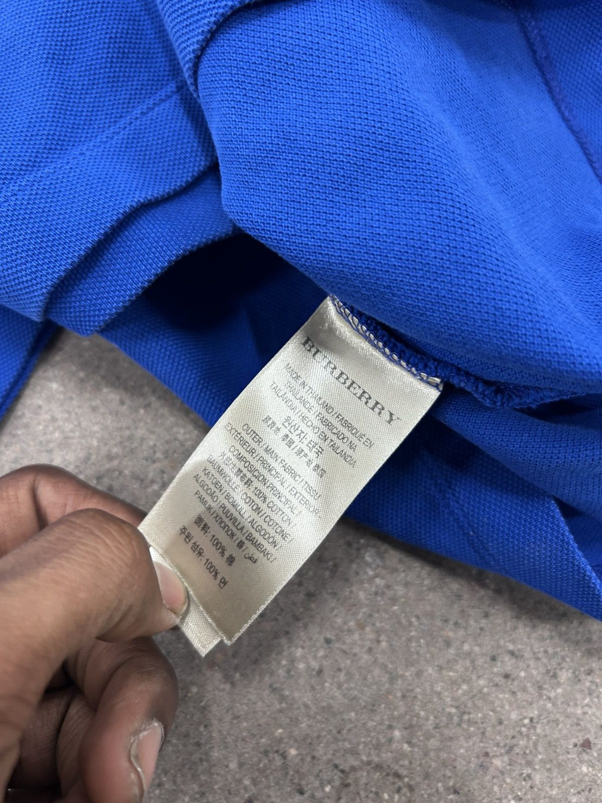 Burberry Burberry Color-Block Polo Shirt with Embroidery Size M / US 6-8 / IT 42-44 - 5 Thumbnail