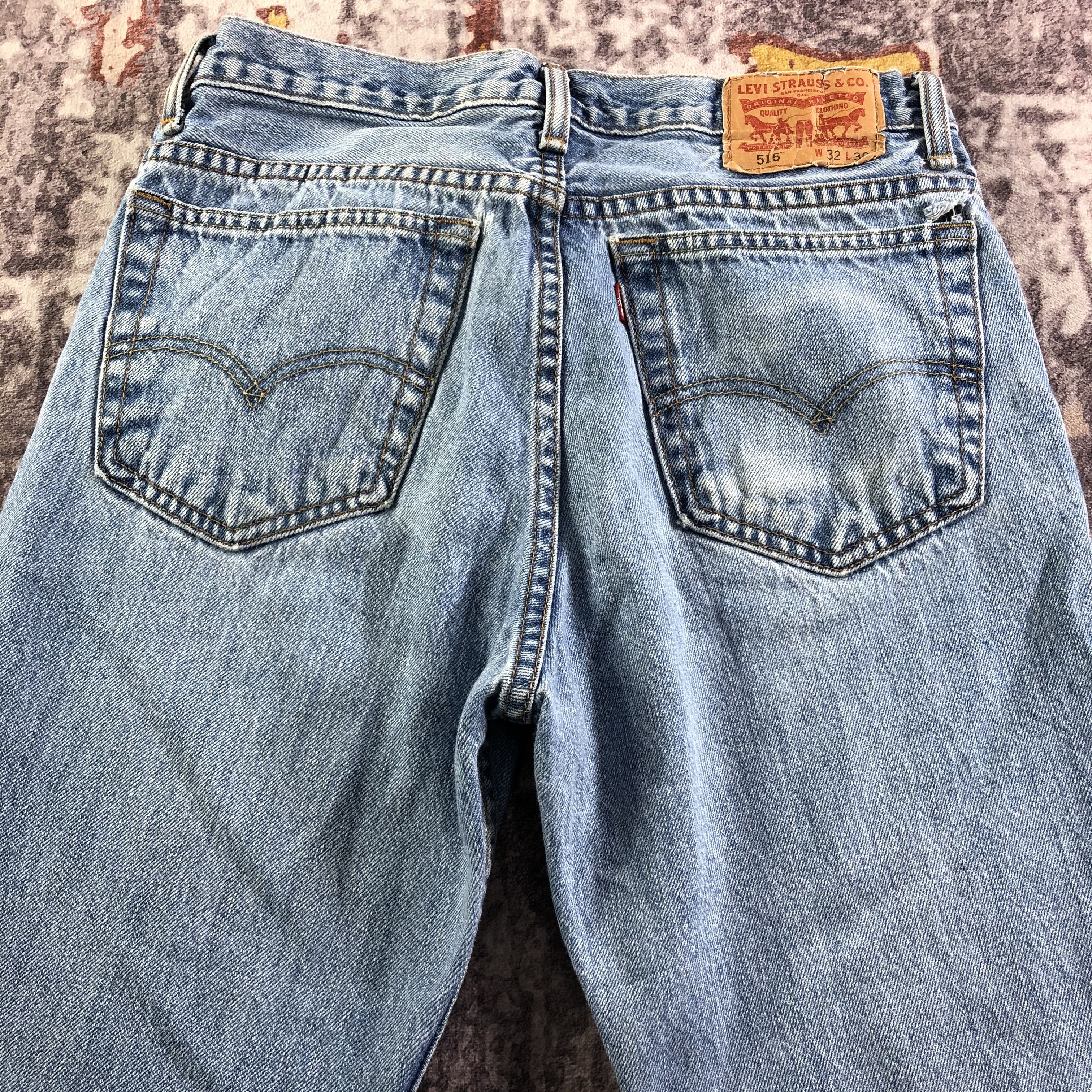 Levi's × Vintage Vintage Blue Wash Levis 516 Jeans-JM3466 Size US 31 - 4 Thumbnail