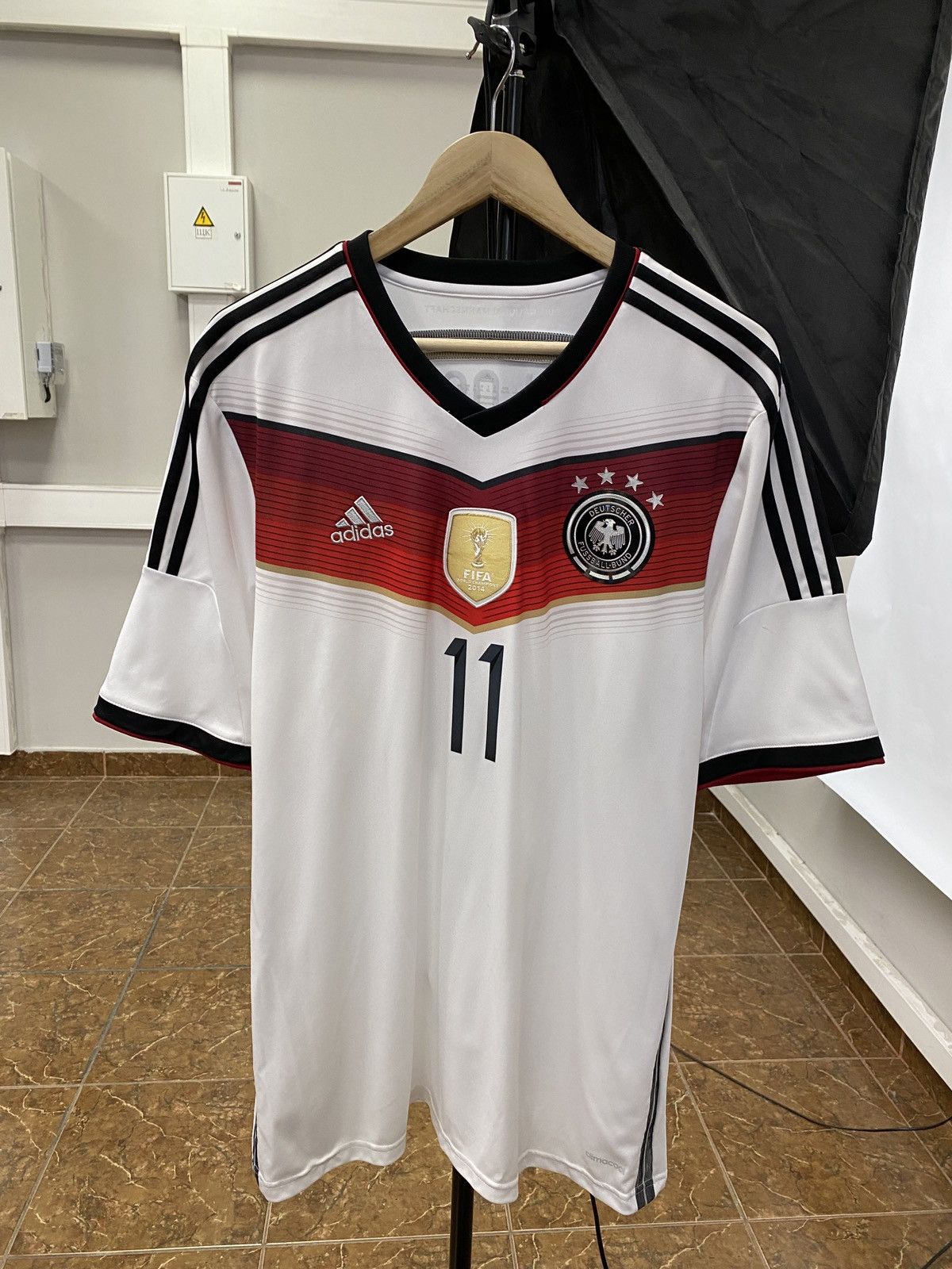 🇩🇪 Adidas Klose Germany 2014 Fifa World Champions Jersey Y2K