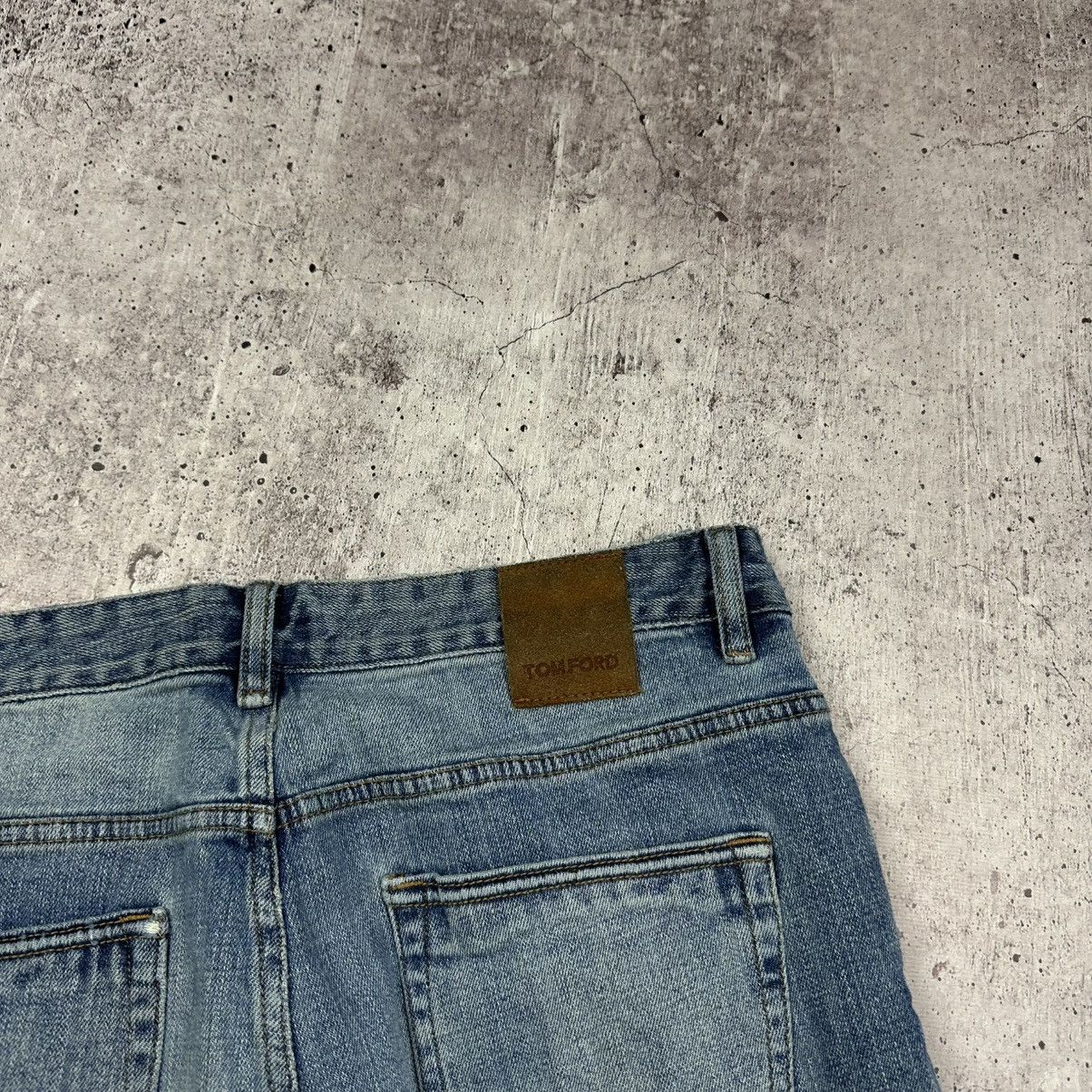 Tom Ford Tom Ford Vintage Distressed Style Denim Jeans Pants Size US 35 - 14 Thumbnail