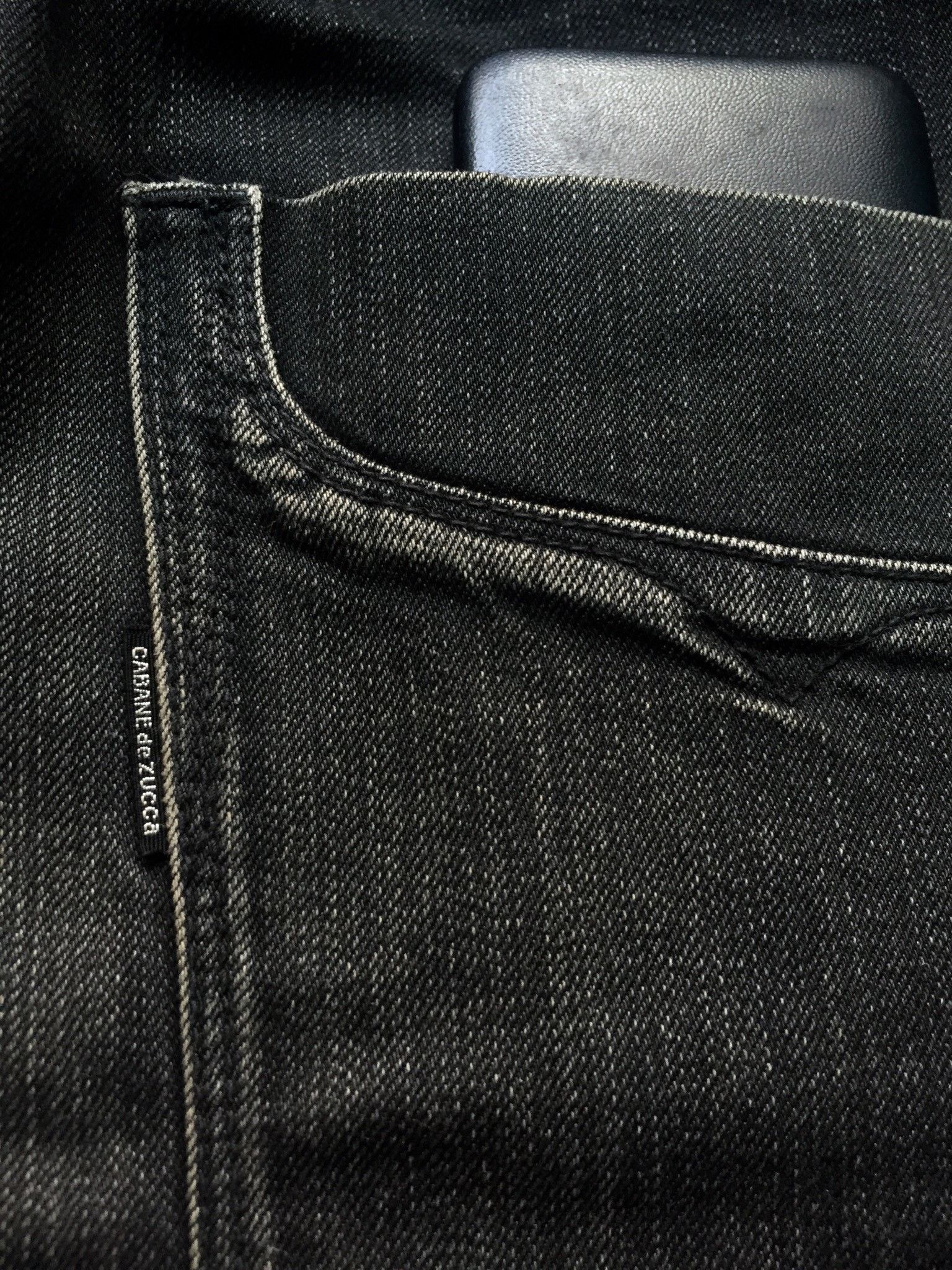 CABANE de ZUCCa Cabane De Zucca Wash Whishkered Denim Pants Size US 33 - 9 Thumbnail