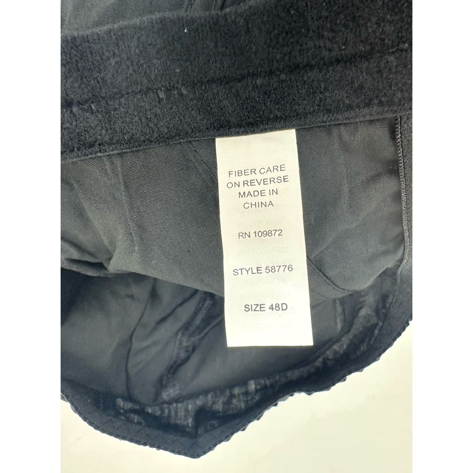 Bones No Bones Bra Womens 48D Black Front Closure NWTs Bra Various Styles Ladies 48B/C? Size ONE SIZE - 4 Thumbnail