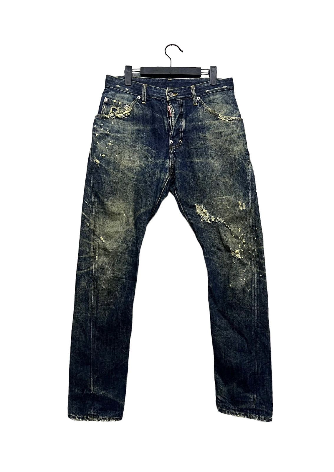 Dsquared2 Italia Distress Denim Raw