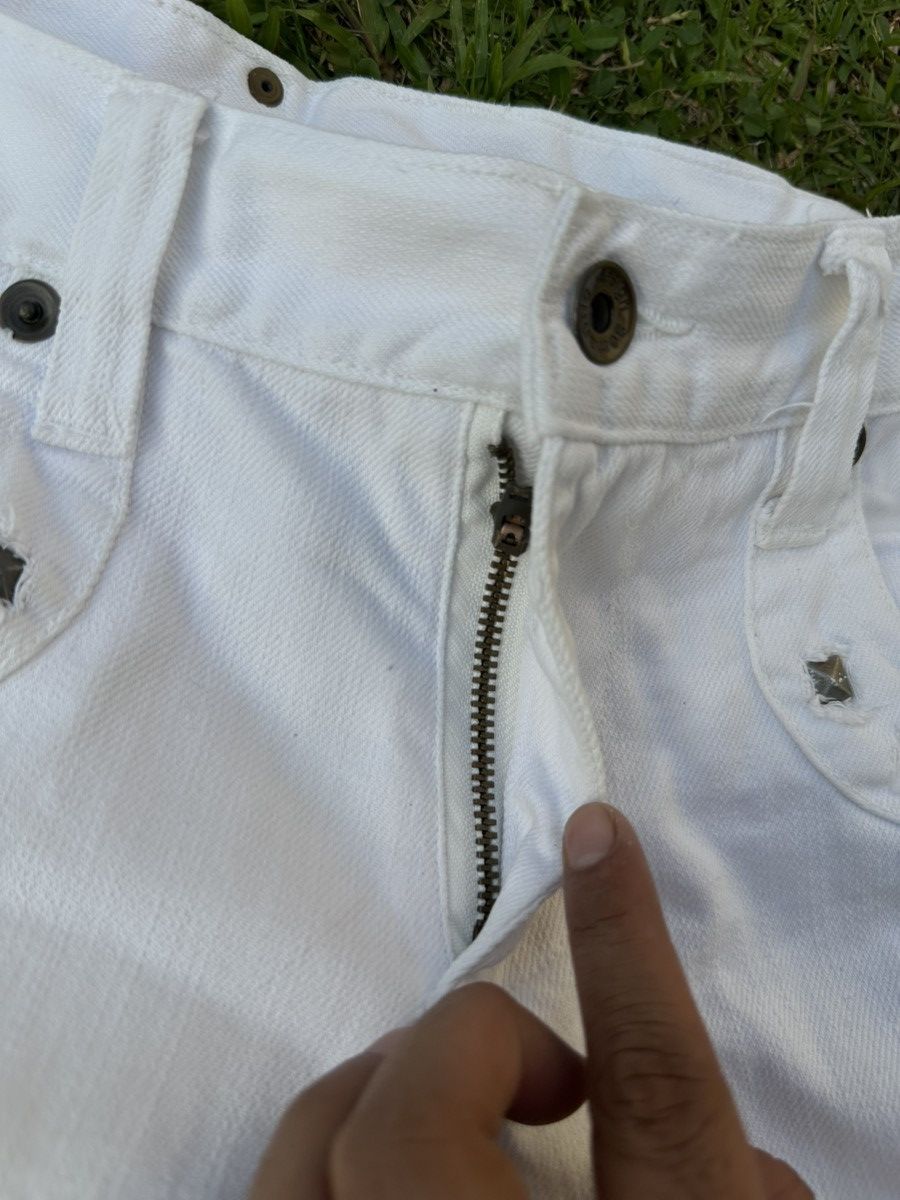semanticdesign Semanticdesign Studded Pocket Flare White Denim Size US 30 / EU 46 - 8 Thumbnail