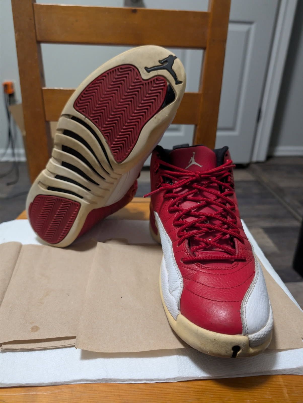 Jordan Brand Jordan 12 Gym Red Size US 9.5 / EU 42-43 - 4 Thumbnail