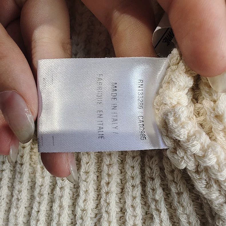 Thom Browne Thom Browne White knit hoodie Size US L / EU 52-54 / 3 - 6 Thumbnail