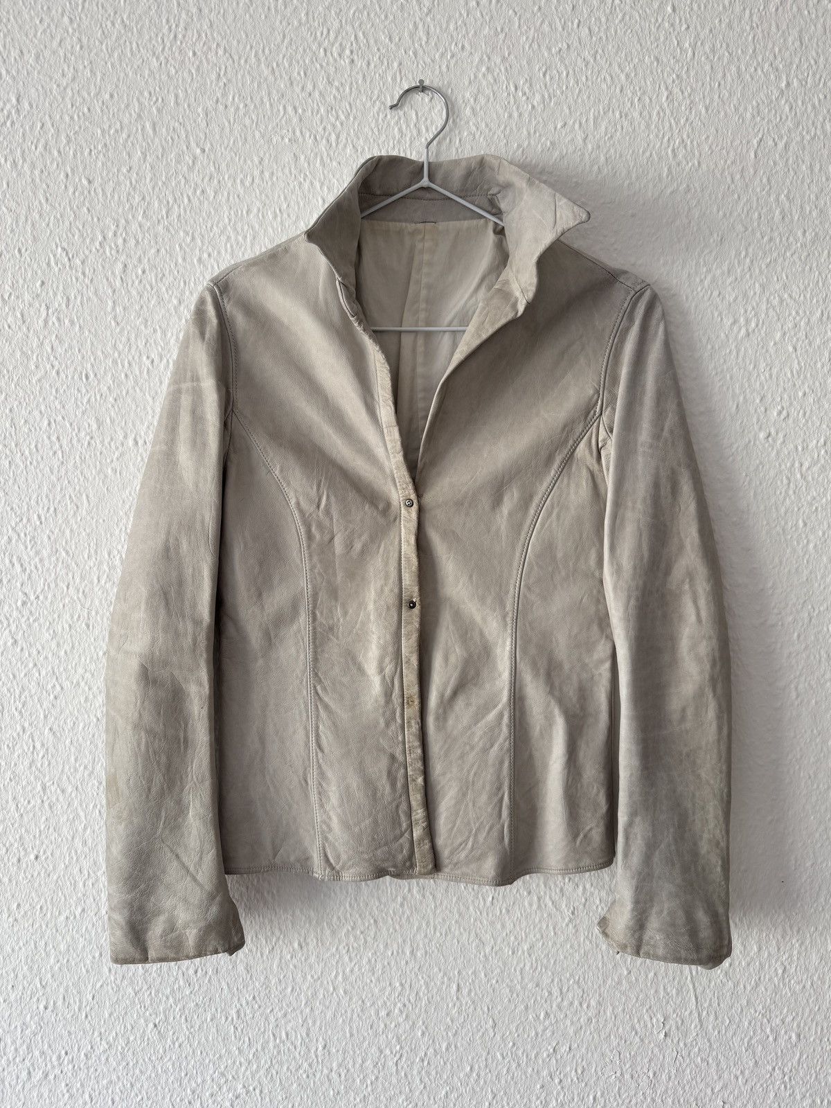 Carpe Diem Carpe Diem Washable Cowhide Leather Shirt Jacket - FW02 Size US S / EU 44-46 / 1 - 1 Thumbnail