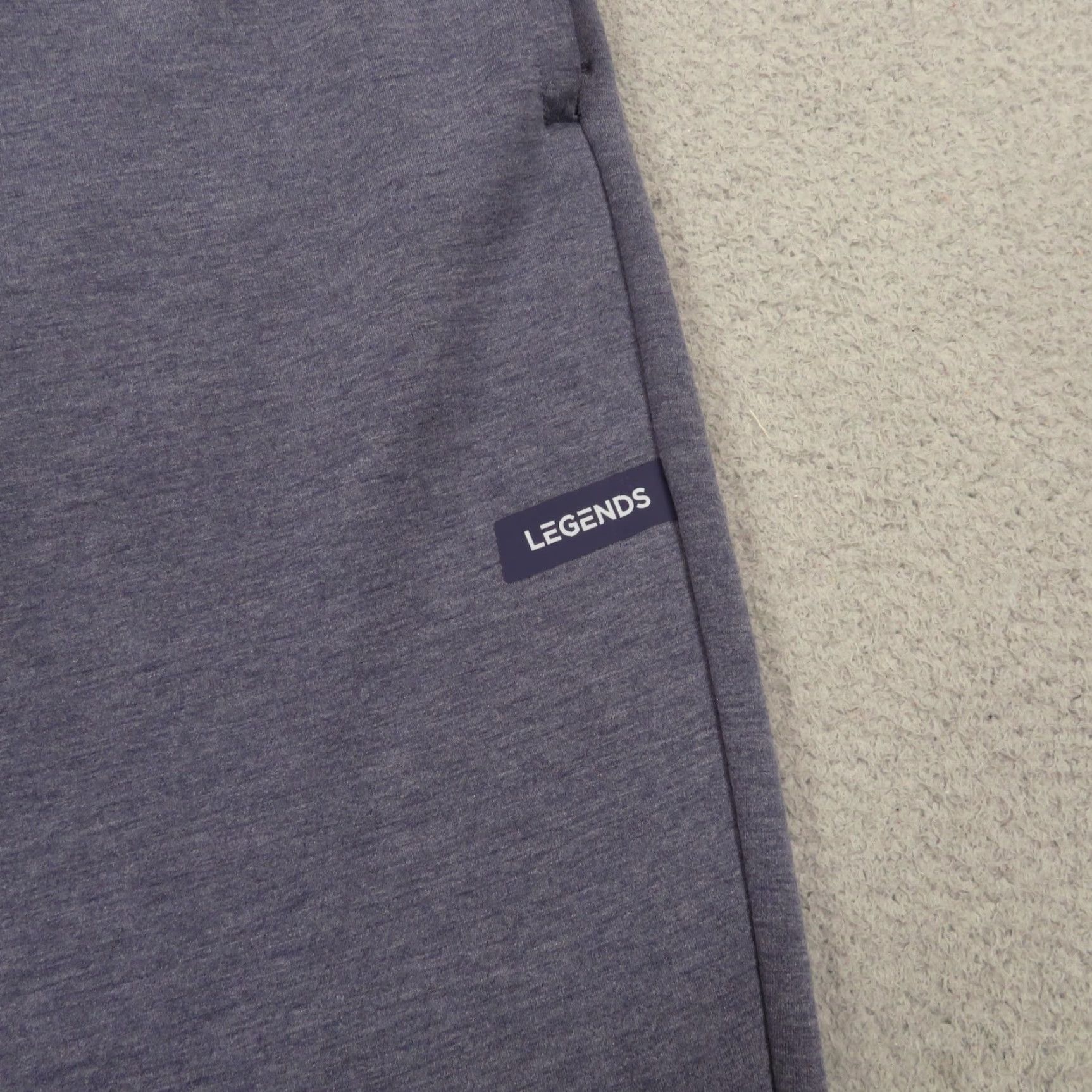 Vintage LEGENDS Joggers Pants Mens Navy Heather Tapered Hawthorne Tech 2XL Gym Sweatpant Size US 39 - 5 Thumbnail