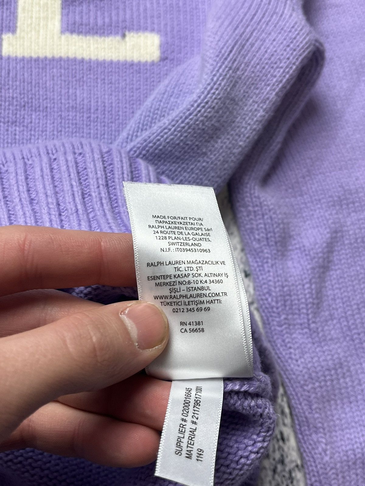 Polo Ralph Lauren Vintage Polo Ralph Lauren Sweater Big Logo Y2K Size S / US 4 / IT 40 - 13 Thumbnail
