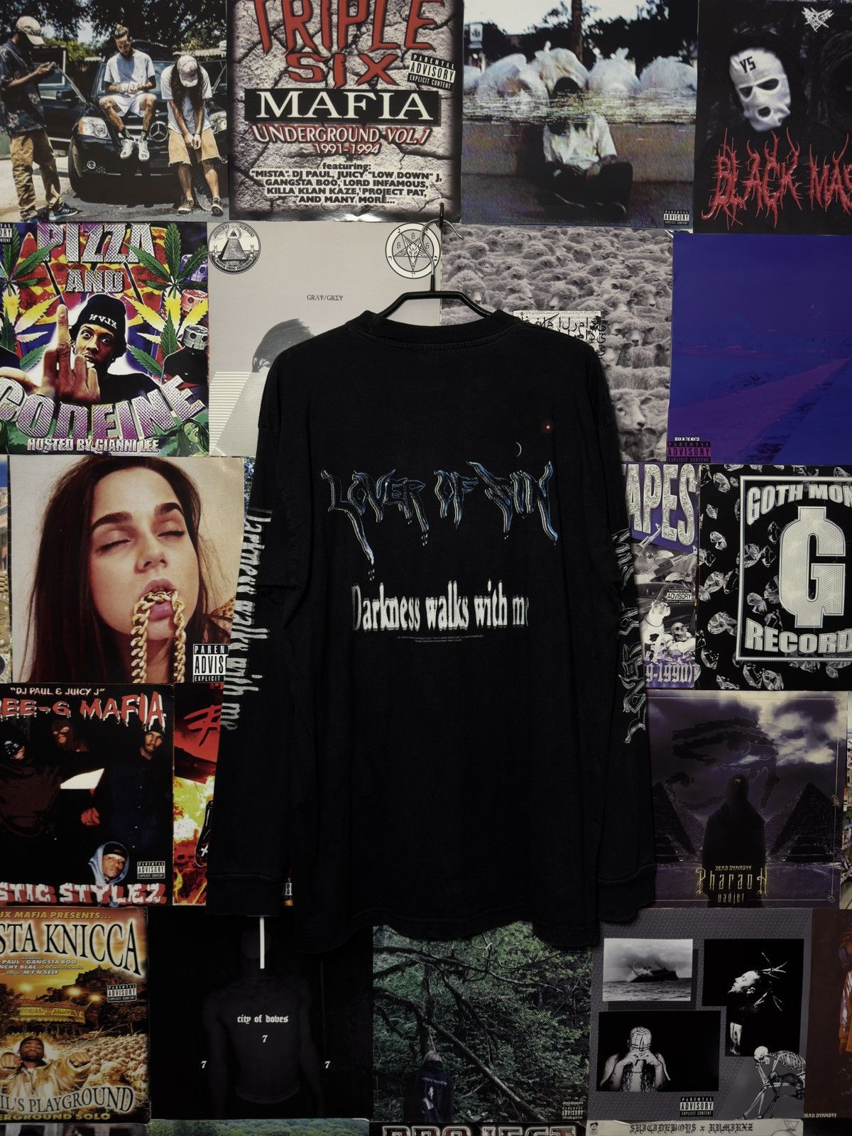 Band Tees Vintage 00s Christian Death Lover Of Sin Long Sleeve Size US XL / EU 56 / 4 - 3 Thumbnail