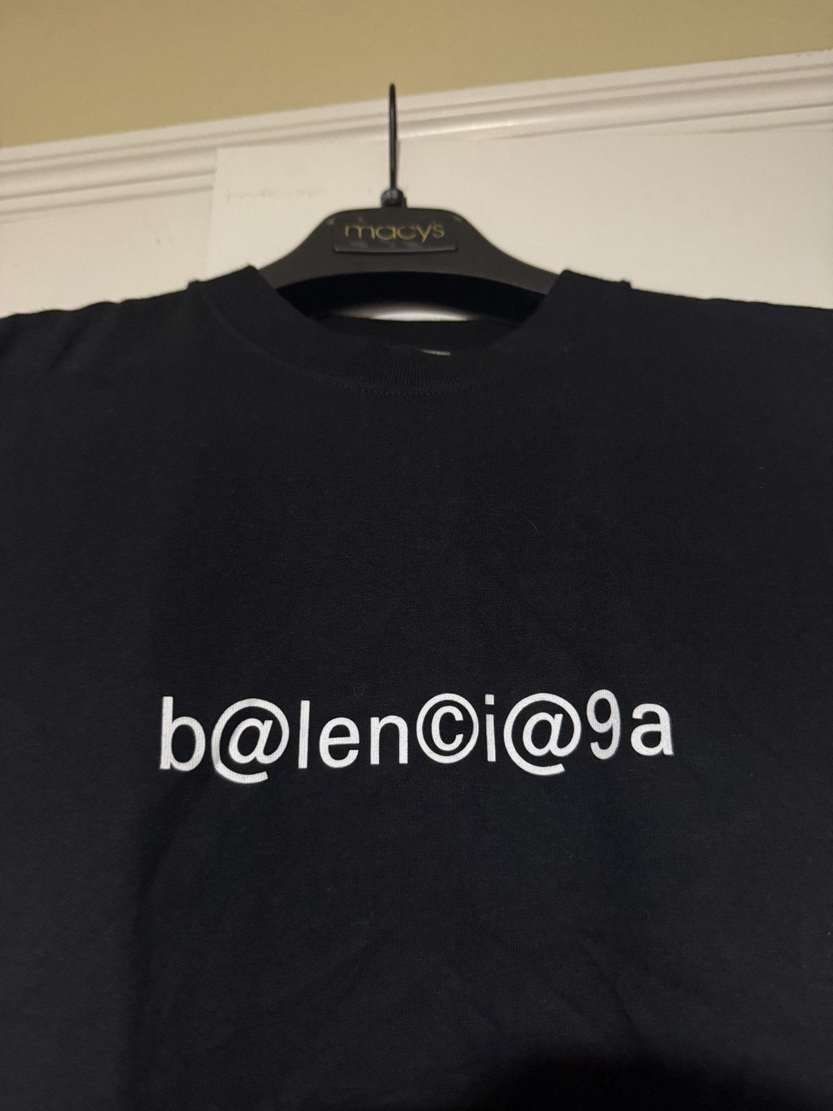 Balenciaga Balenciaga Black Copyright Logo T-Shirt Size US S / EU 44-46 / 1 - 2 Thumbnail