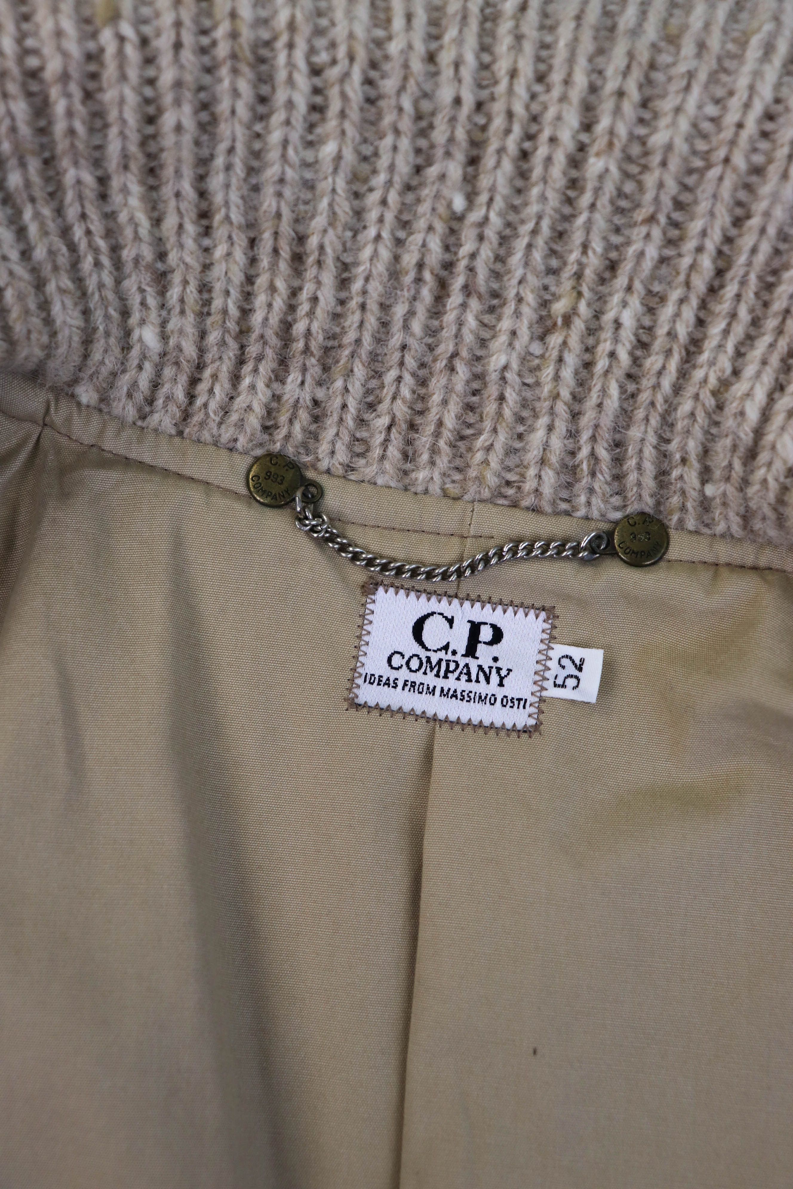 C.P. Company C.P. Company Massimo Osti 90s Vintage 1993 Wool Hunting Coat Size US L / EU 52-54 / 3 - 16 Thumbnail