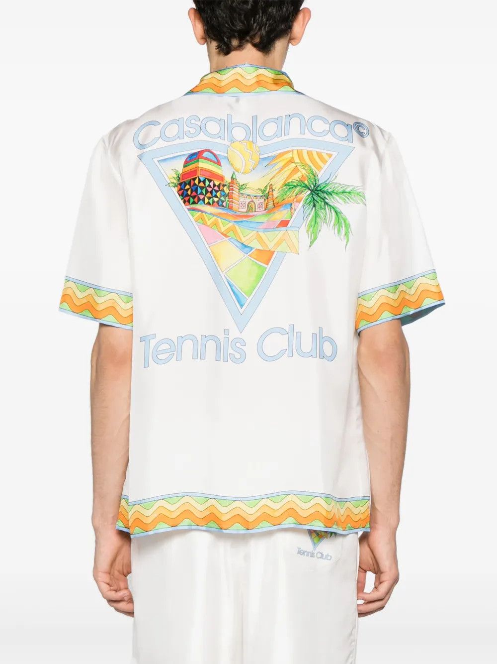 Casablanca o1mle0326 Cuban Collar Short Sleeve Shirt Afro Cubism Size US M / EU 48-50 / 2 - 4 Thumbnail