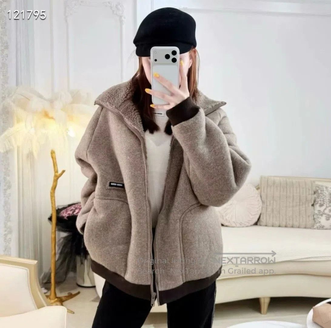 Miu Miu Miu Miu 25 Fleece Zip Jacket. Size S / US 4 / IT 40 - 6 Thumbnail